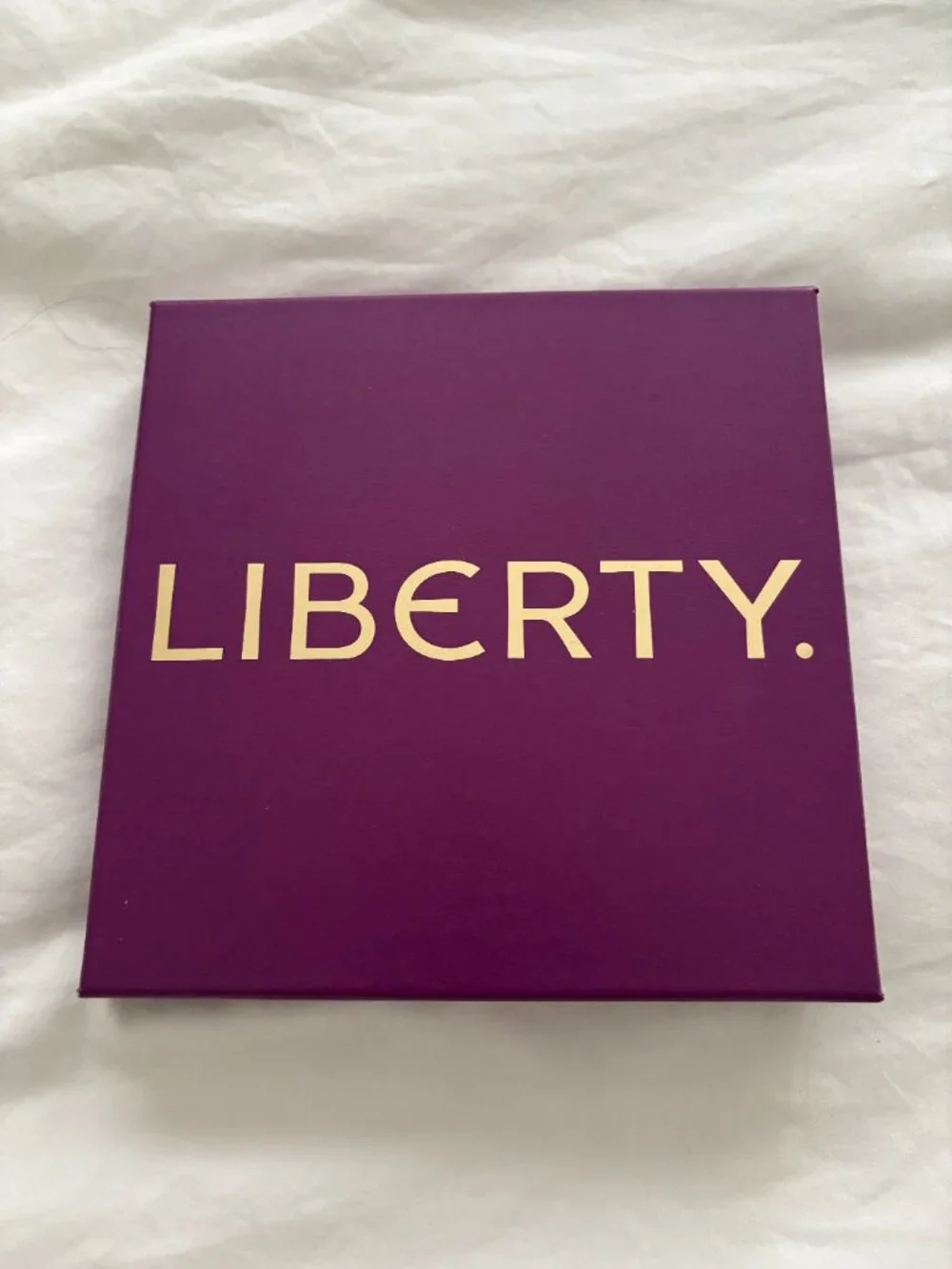 Liberty London Blue Silk Scarf Adorned with Peacocks - Never Worn